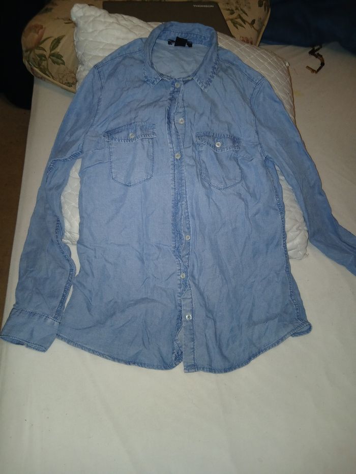 Chemisier jeans - photo numéro 2