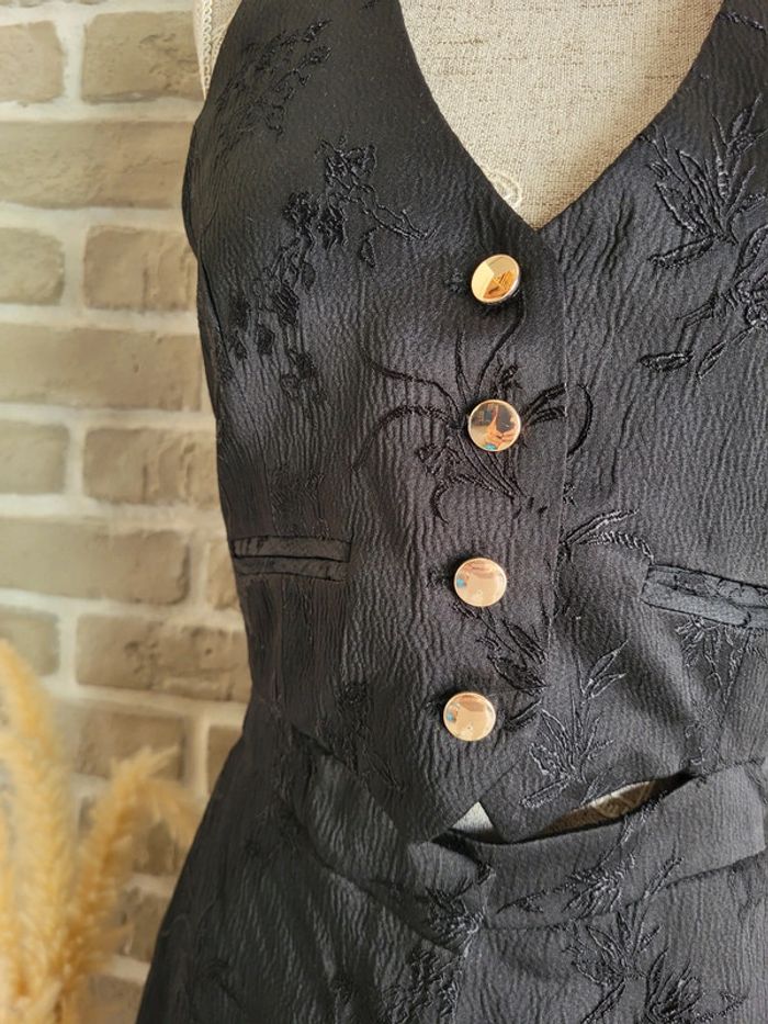Magnifique combinaison dos nu noire Zara - Neuve avec étiquette - photo numéro 12