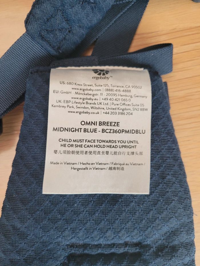 Porte-bébé ergobaby omni breeze softflex mesh - photo numéro 6