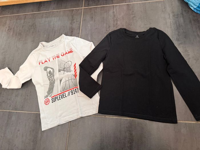 Lot de 2 T-shirts manches longues