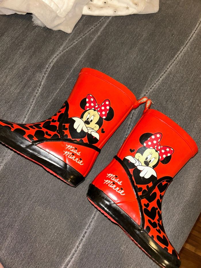Botte de pluie bébé fille Minnie