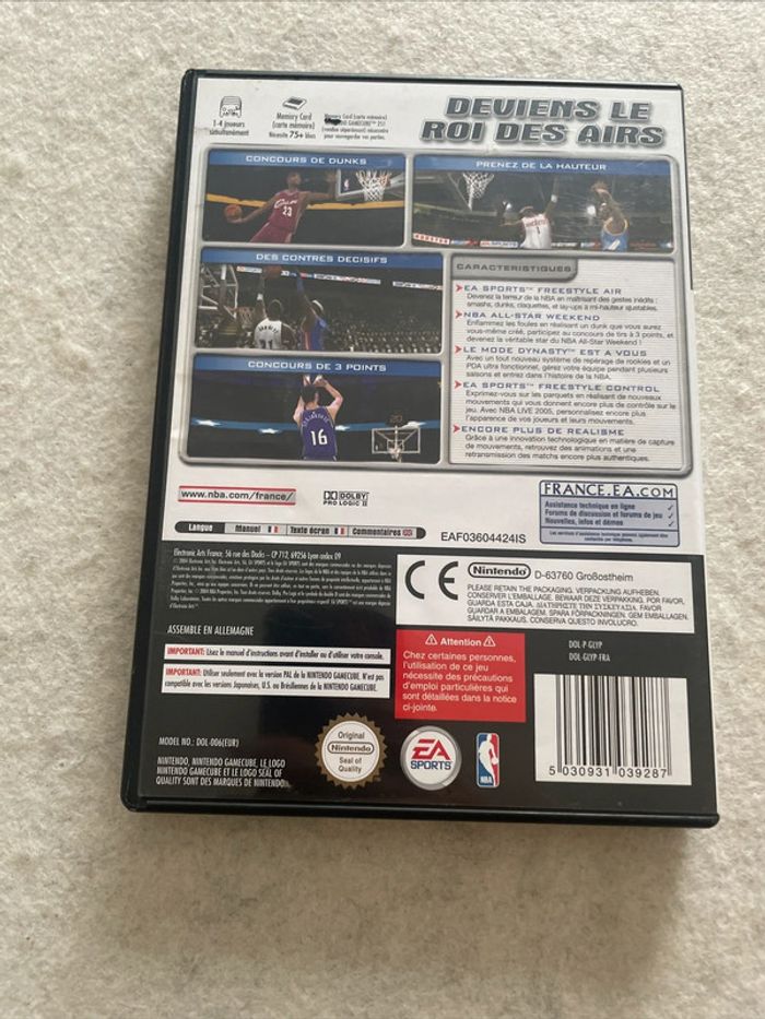 NBA Live 2005 Jeu Nintendo Gamecube FR - photo numéro 3