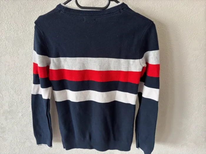 Pull Bleu Rayé - photo numéro 2