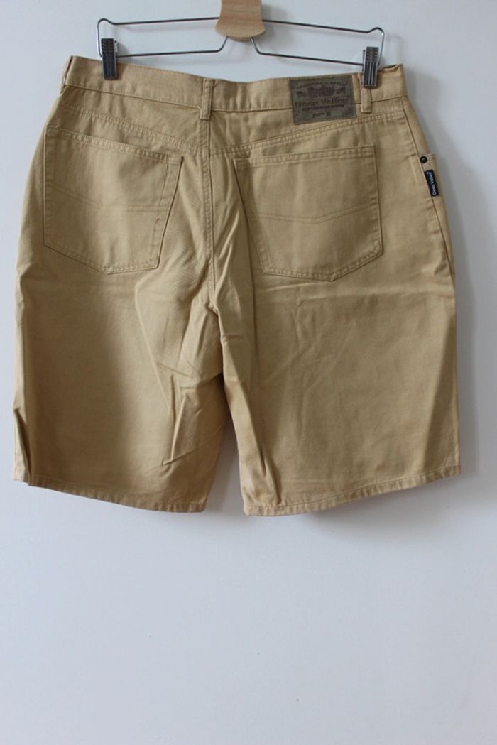 Bermuda beige/ moutarde - photo numéro 3