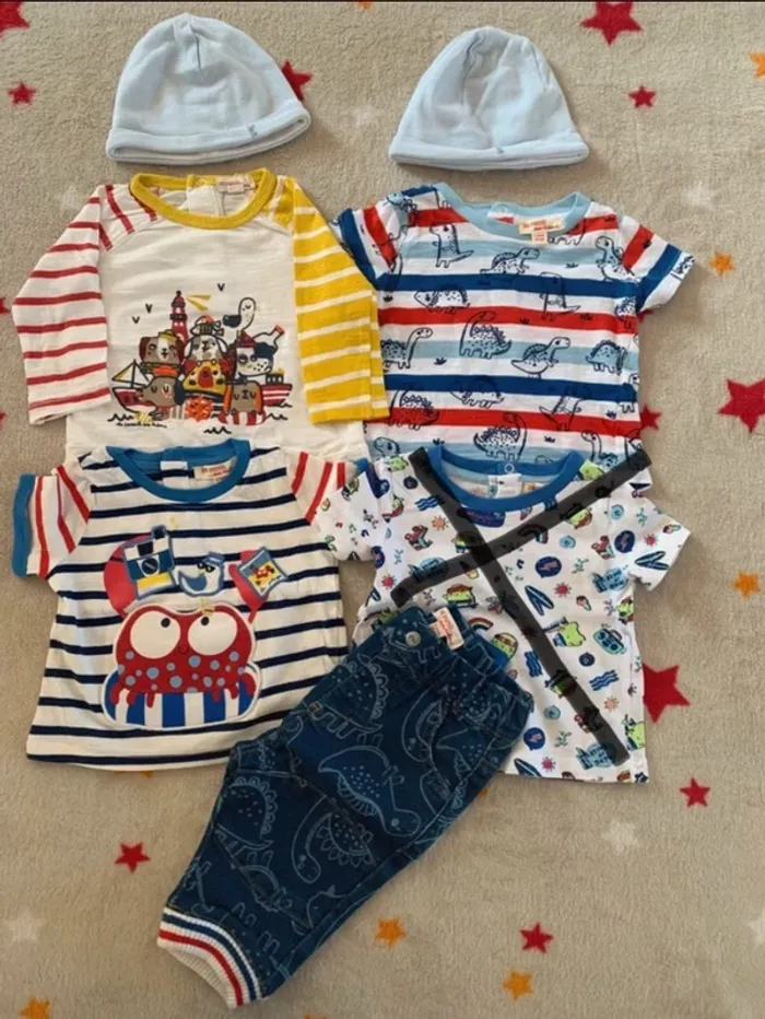 Lot garçon Sergent Major & DPAM, 3 mois quasi neuf, style marin et aventure - photo numéro 4