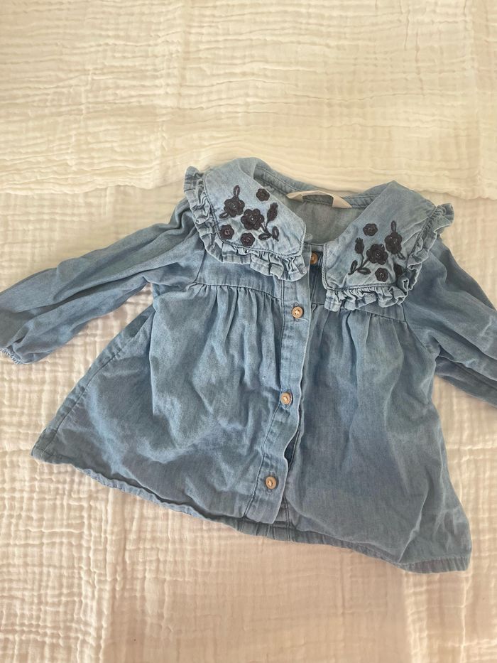 Lot chemises bébé 6 mois - photo numéro 2