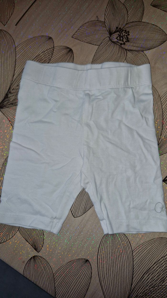 3 leggings short orchestra 2ans 1 blanc 2noir