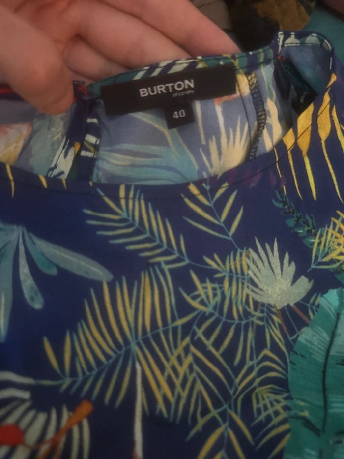 🌸 Blouse à fleurs style marin – Burton – Neuve 🌸 - photo numéro 11