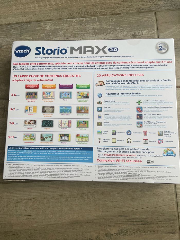 Tablette Vtech Storio Max neuve - photo numéro 2