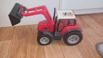 Tracteur playmobil et remorque 