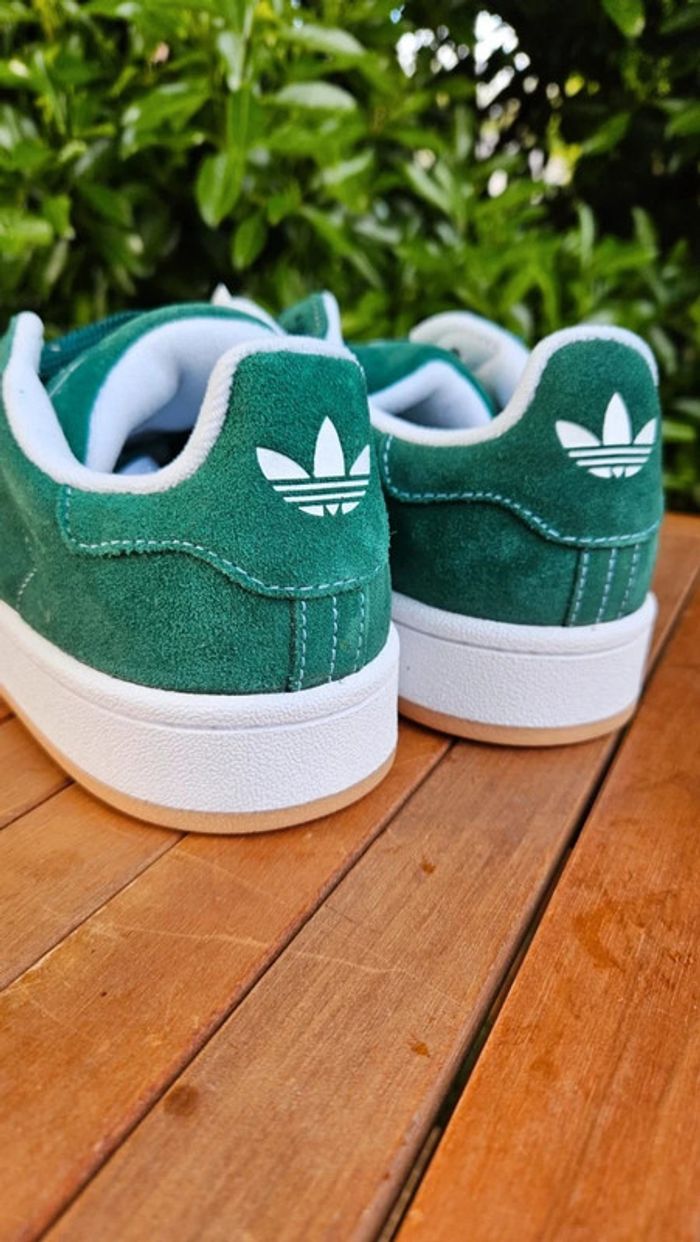 Adidas Campus Dark Green Junior - photo numéro 7