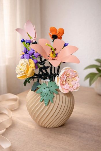 Bouquet de fleurs décoratif à construire type lego – Flower Clusters – Fleurs éternelles