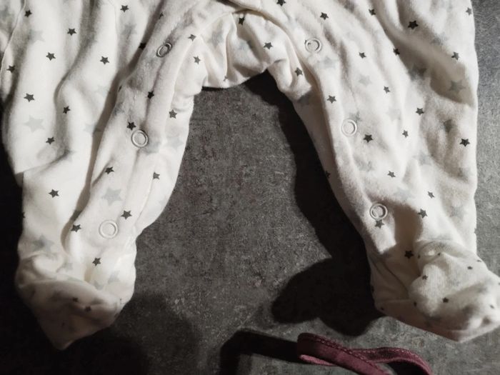 Pyjama coton étoiles 1 mois - photo numéro 4