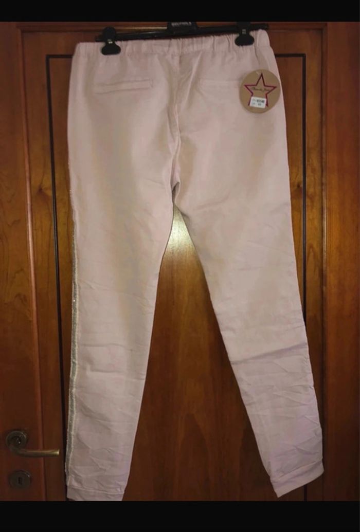 Pantalon rose poudré 40 Place du Jour - photo numéro 6