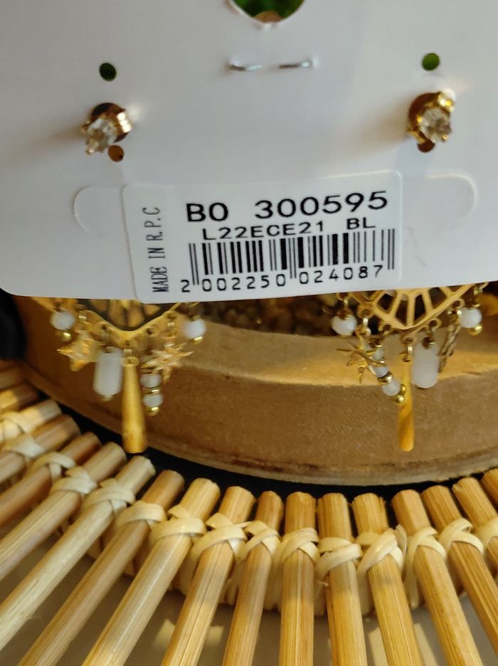 Boucles en acier inoxydable cœur/œil - photo numéro 2