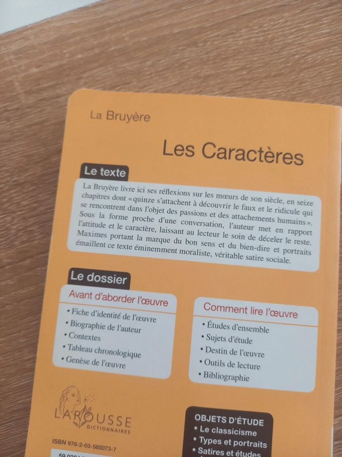 Livre "les caractères" de la bruyère - photo numéro 9