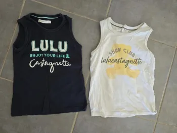 Lot de 2 debardeurs lulu castagnette