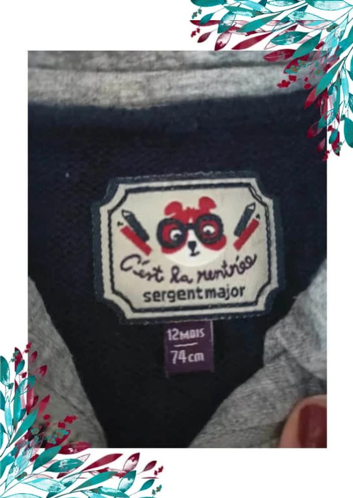 Gilet Sergent Major 12 mois garçon - photo numéro 4