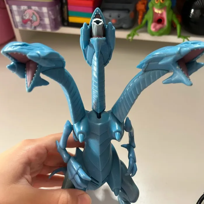 Figurine yu-gi-oh ! dragon blanc aux yeux bleus - photo numéro 5