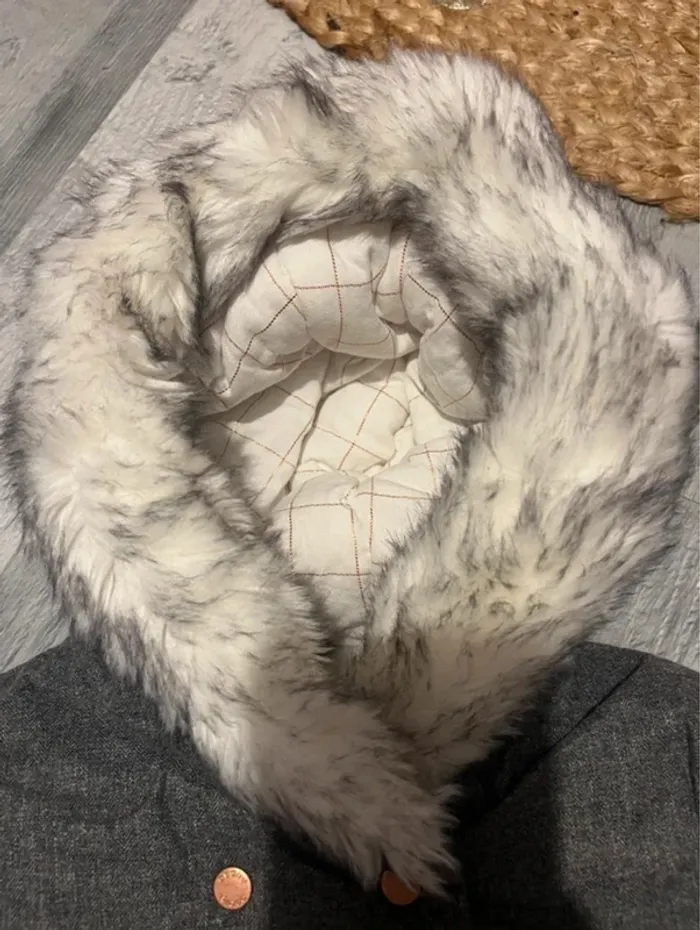 Manteau hiver gris Obaibi 12 mois - photo numéro 2