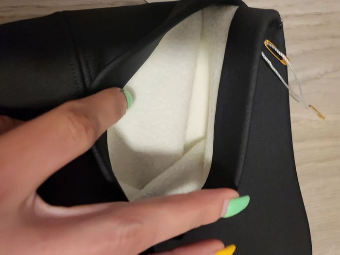 Magnifique legging noir super chaud taille m / l H.nathalie neuf avec étiquette 🏷 - photo numéro 3