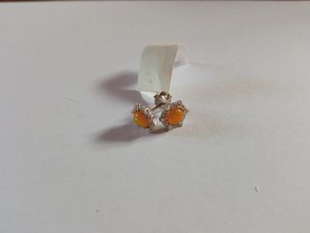 Boucle d'oreille "orangé"