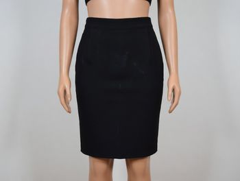 Jupe droite noire Taille 38
