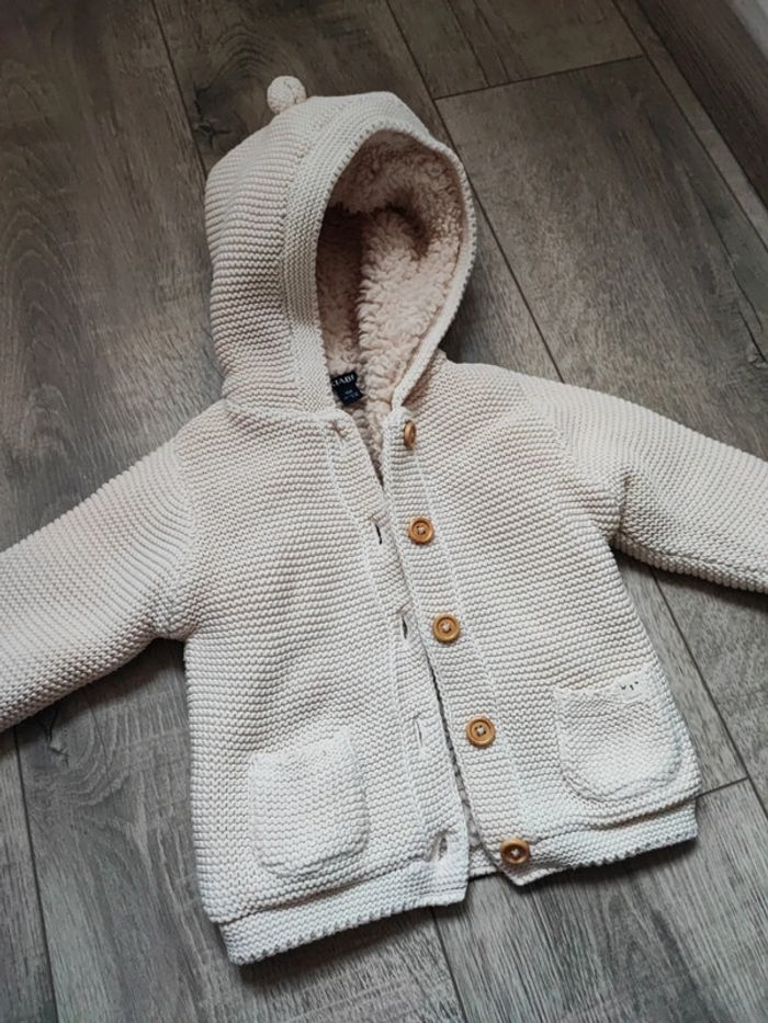 Gilet moumoute Kiabi 9 mois