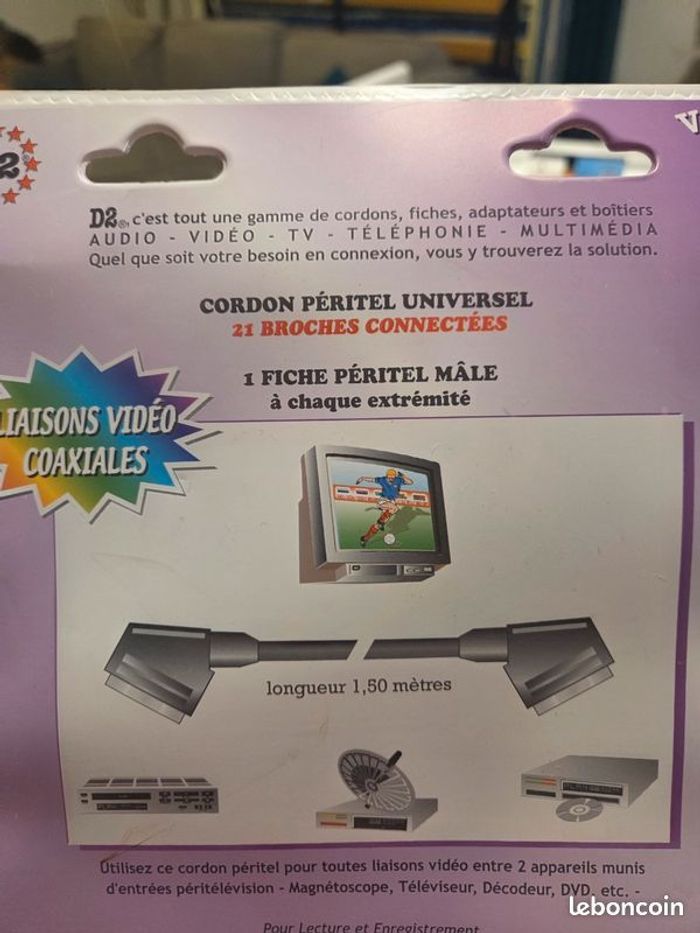 Prise péritel universel / Neuve et emballée - photo numéro 3