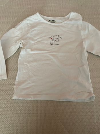 Tee shirt ML TBE 12 mois