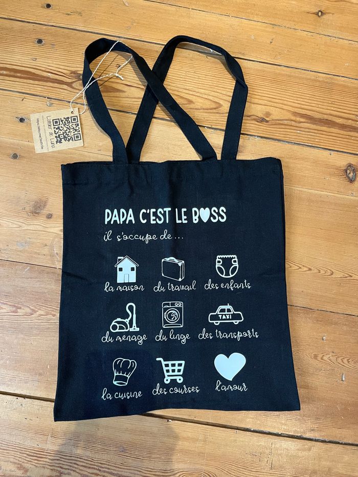 Sac Papa c’est le Bosse | Fait main
