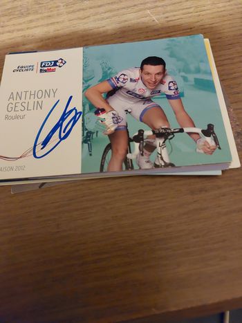 Coureurs cyclismes Anthony geslin 