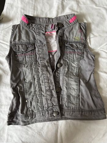 Veste sans manches grise 