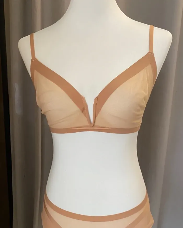 Soutien gorge beige chair Livy 90D