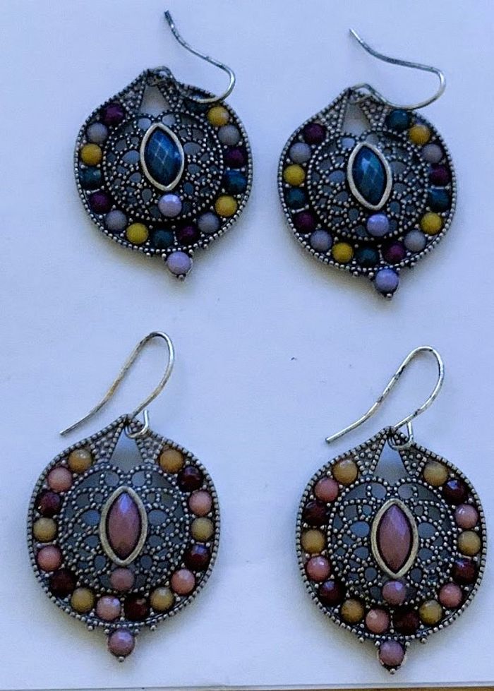 Lot 2 paires de boucles d'oreilles Promod - photo numéro 3