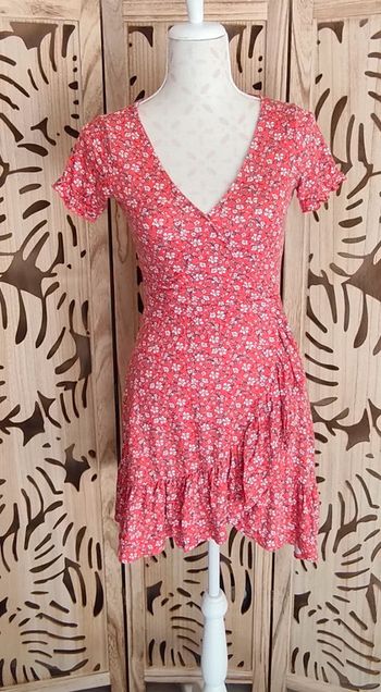 Robe fluide et légère imprimée fleurie Taille XS Springfield