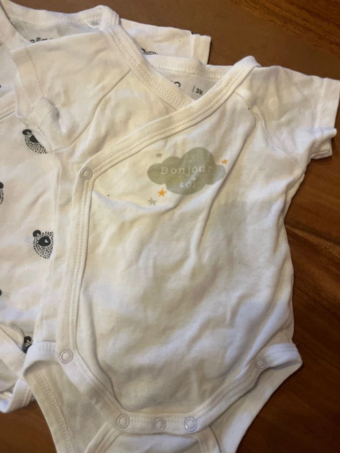 Lot bodys manches courtes - photo numéro 2