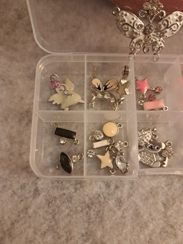 Lot de petites breloques acier inoxydable - photo numéro 4