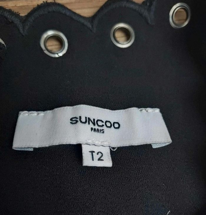 Superbe robe noire sans manches Suncoo modèle Céline - photo numéro 5