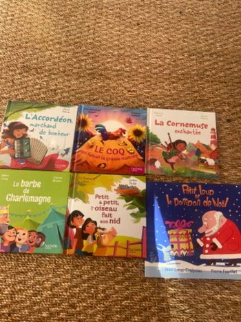Lots de 6 livres