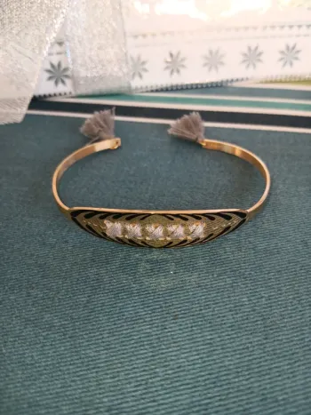 Bracelet gris doré