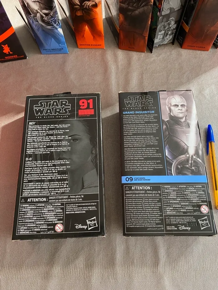 Figurines Star Wars Black Series - Rey & D-o + Grand Inquisitor - Lucasfilm Disney - photo numéro 3