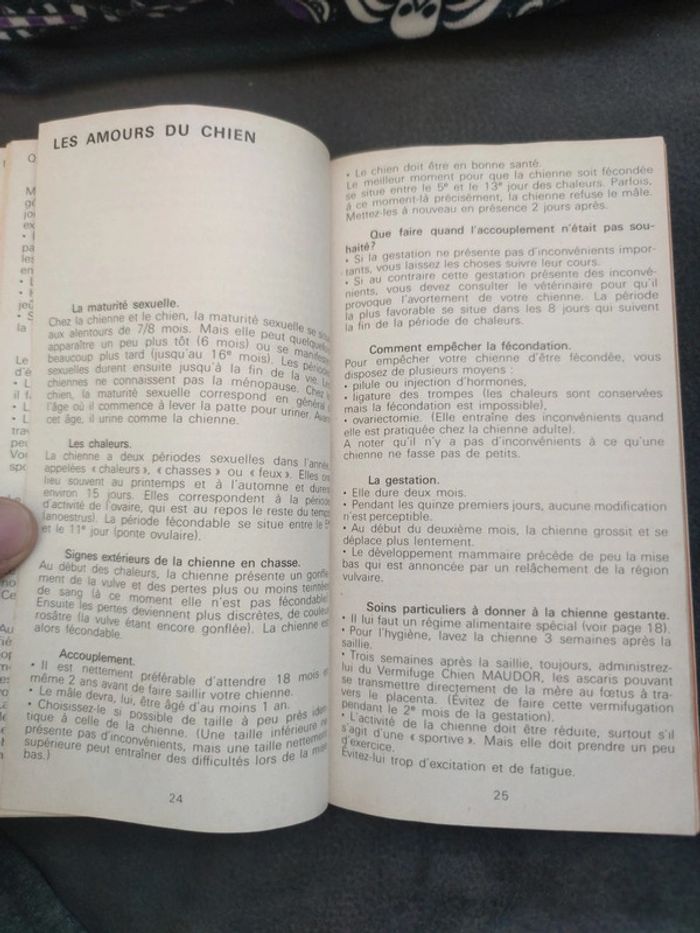 Livre ancien vintage manuel j'élève mon chien - photo numéro 6