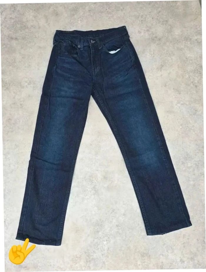 Jeans Levi's 514 W29 FR38 L32 coupe droite bleu marine Homme Men pan369b - photo numéro 3