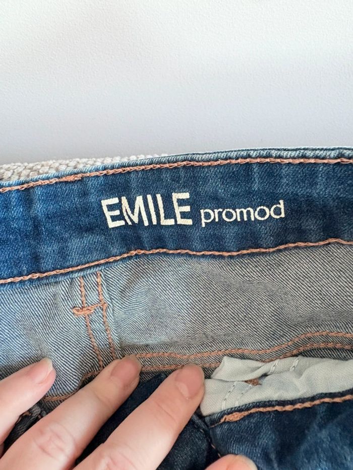 Jean femme PROMOD bleu - photo numéro 4