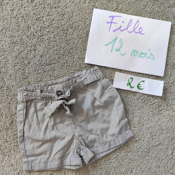 Short fille 74 cm