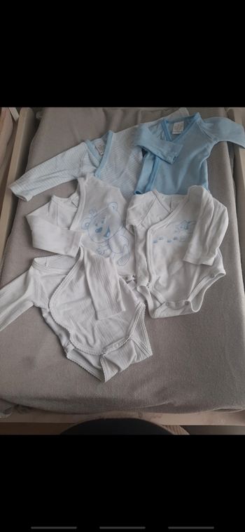 Lot de 5 body croisé longue manche