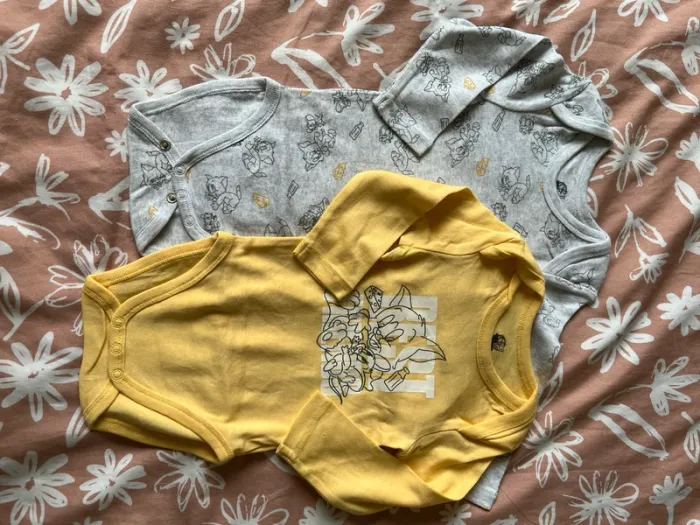 Lot de 2 bodys 6 mois