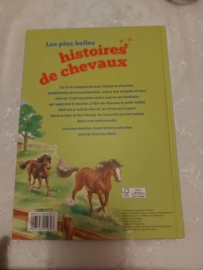 Livre Les plus belles histoires de chevaux - photo numéro 2