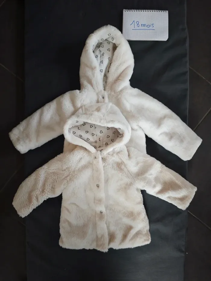 Lot de 2 vestes polaires toutes douces